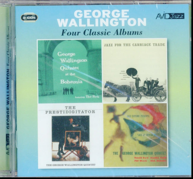 George Wallington CD - Four Classic Albums (At The Bohemia / Jazz For The Carriage Trade / Jazz At Hotchkiss / The Prestidigitator)