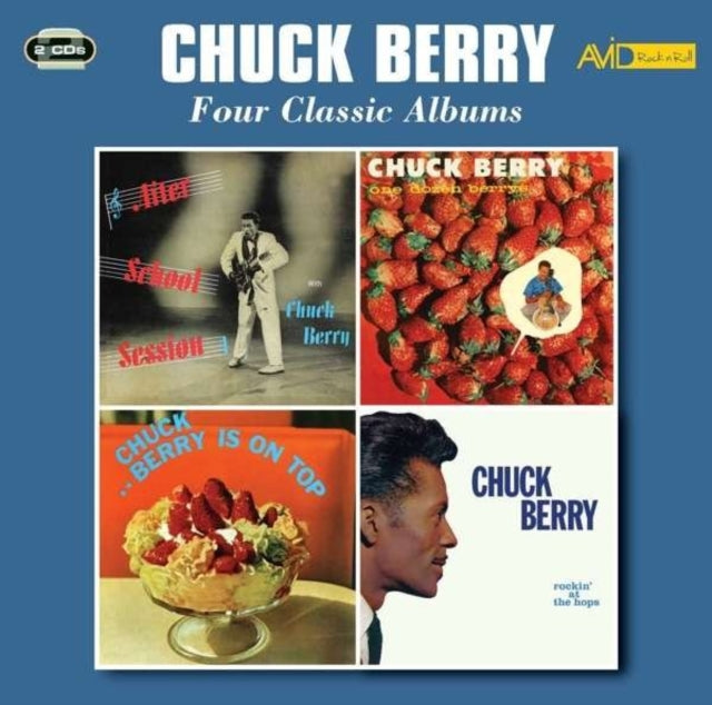 Chuck Berry CD - Four Classic Albums (After School Session / One Dozen Berrys / Chuck Berry Is On Top / Rockin' At The Hops)
