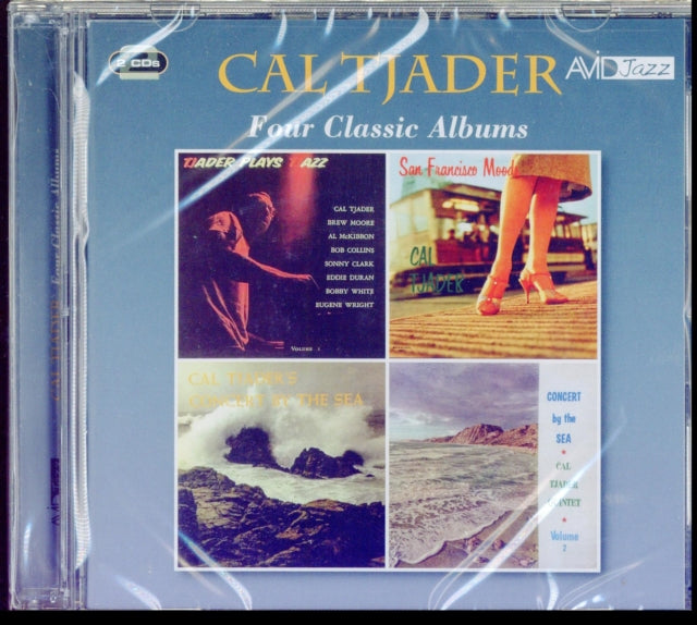 Cal Tjader CD - Four Classic Albums (Tjader Plays Tjazz / San Francisco Moods / Concert By The Sea Vol 1 / Concert By The Sea Vol 2)