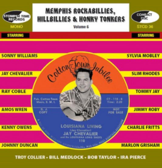 Various Artists CD - Memphis Rockabillies. Hillbillies & Honky Tonkers Volume 6