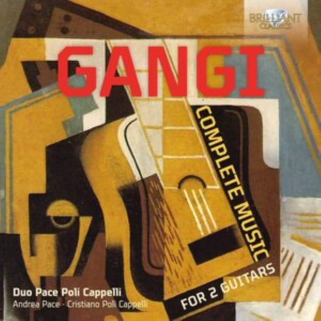 Andrea Pace / Cristiano Poli Ca CD - Gangi Complete Music For 2 Gu
