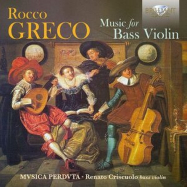 Musica Perduta / Renato Criscuo CD - Greco Music For Bass Violin