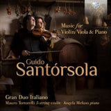 Gran Duo Italiano / Mauro Tortorelli / Angela Meluso CD - Santorsola: Music For Violin/Viola & Piano
