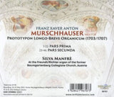 Silva Manfre CD - Murschhauser: Prototypon Longo-Breve Organicum
