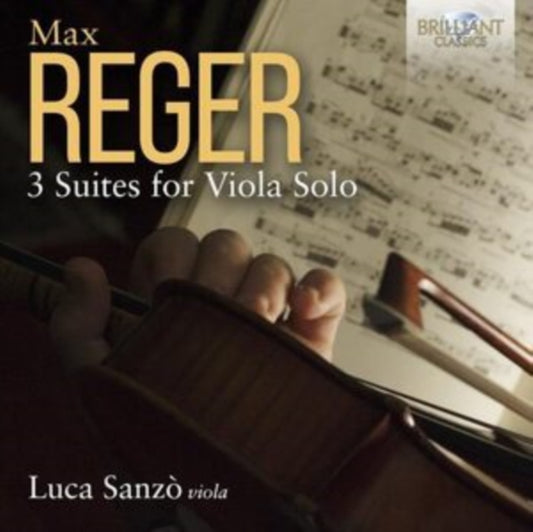 Luca Sanzo CD - Reger: 3 Suites For Viola Solo