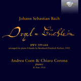Chiara Corona / Andrea Coen CD - J.S. Bach: Orgelbuchlein Arranged For Piano 4-Hands By Bernhard Friedrich Richter