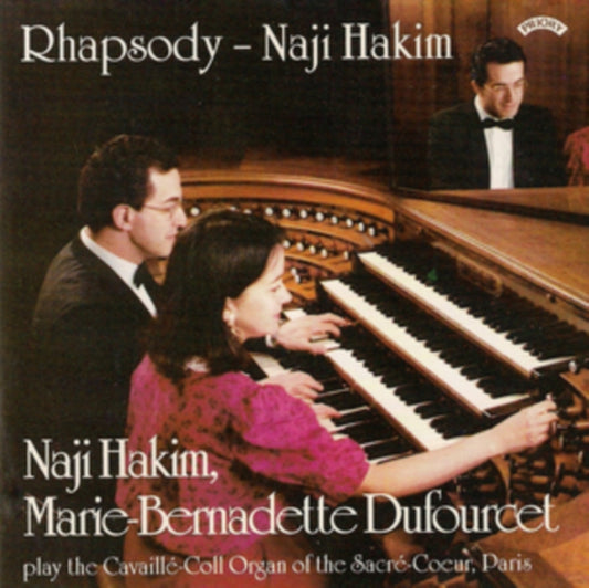 Naji Hakim CD - Rhapsody - Organ Music Of Naji Hakim / Organ Of The Sacre Coeur. Paris