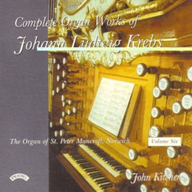 John Kitchen CD - Complete Organ Works Of Johann Krebs Vol