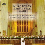 The Choir Of Bath Ab CD - Music For An Abbeys Year Volume 3