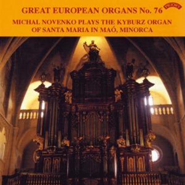 Michal Novenko CD - Great European Organs No. 76: Santa Maria In Mao. Minorca