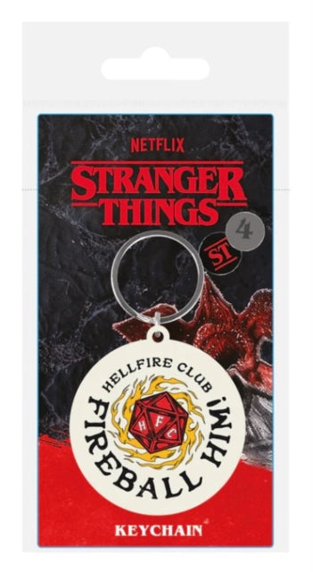 Stranger Things Keyring - Stranger Things 4 (Fireball Him) Pvc Keychain
