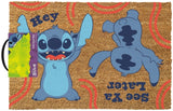 Disney Door Mat - Lilio And Stitch Hey / See Ya Later Door Mat