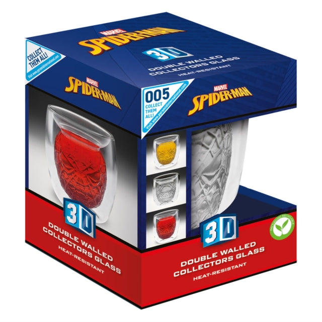 Spider-Man Mug - Spider-Man Head 3D Feature Glass