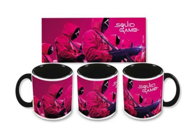 Squid Game Mug - Squid Game Guards & Guns Coloured Inner Mug