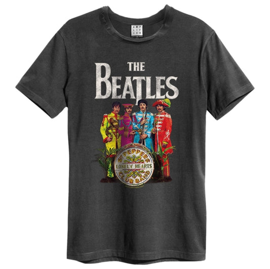 The Beatles  T Shirt -  Lonely Hearts Amplified Vintage