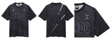 AC/DC Amplified Vintage Football T Shirt - Back In Black