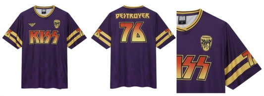 Kiss Amplified Vintage Football T Shirt - Destroyer