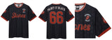 Rolling Stones Amplified Vintage Football T Shirt - Rolling Stones