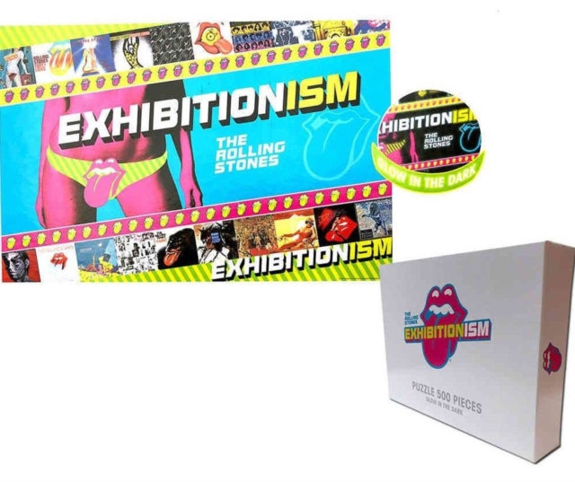 Rolling Stones Jigsaw Puzzle - Rolling Stones Exhibitionism Glow In The Dark 500 Piece Jigsaw Puzzle