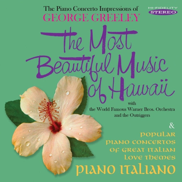 George Greeley & Warner Bros. Orchestra CD - The Most Beautiful Music Of Hawaii / Piano Italiano