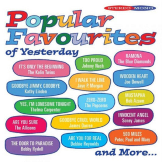 Various Artists CD - Popular Favourites Of Yesterday