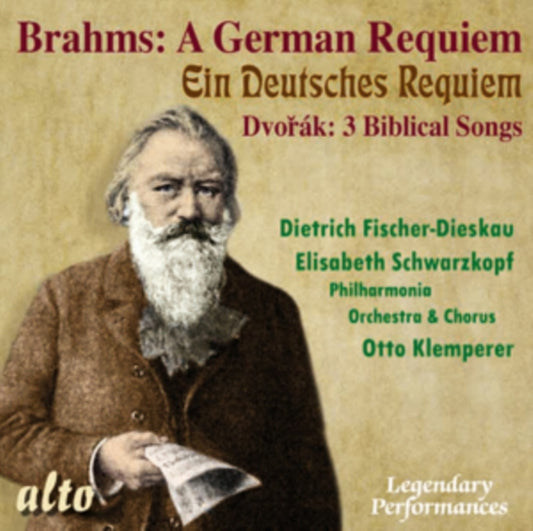 Fischer-Dieskau / Klemperer / Fischer-Dieskau / Demus CD - Brahms Deutsches Requiem / Dvorak Biblical Songs (Sel)