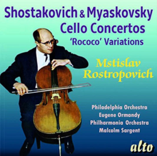 Rostropovich / Ormandy / Kondrashin Etc CD - Shostakovich & Myaskovsky Cello Concertos / Tchaik: Rococo Vars