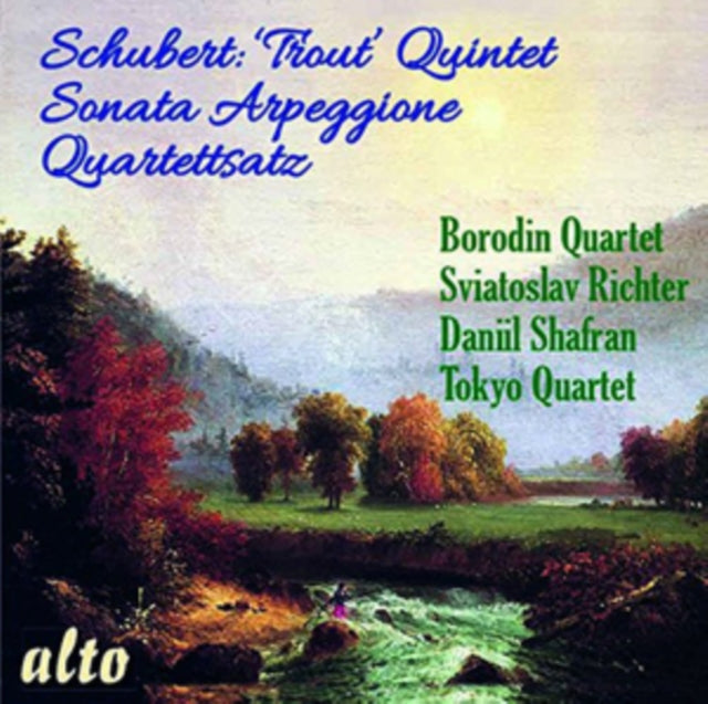 Richter / Borodin Qt / D.Shafran / Tokyo Qt CD - Schubert: Trout Quintet / Sonata Arpeggione / Quartettsatz