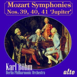 Berlin Philharmonic / Karl Bohm CD - Mozart Symphonies 39. 40. 41 Jupiter
