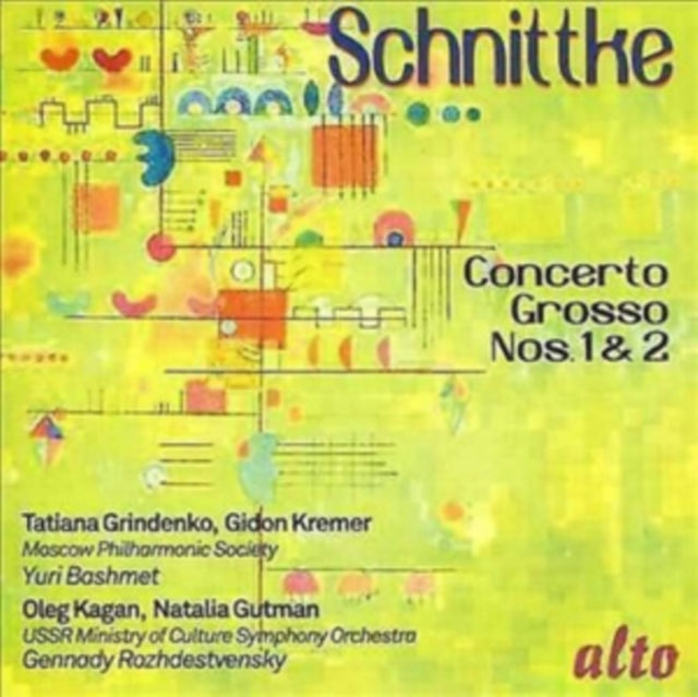 Gutman Etc / Cond. Bashmet / Rozhdestvensky CD - Schnittke Concerti Grossi Nos.1 & 2