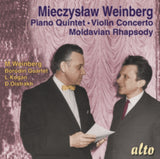 Mieczyslaw Weinberg (With) Borodin Quartet & David Oistrakh Leonid Kogan (With) Moscow P.O/Kirill Kondrashin CD - Mieczyslaw Weinberg (1919-96) / Piano Quintet / Moldavian Rhapsody / Violin Concerto