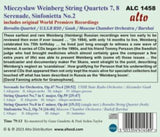 Borodin Quartet CD - Mieczyslaw Weinberg: Str Qrts Nos. 7 & 8