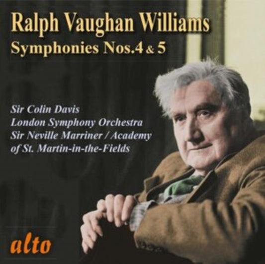 Sir Colin Davis London Symphony Orchestra Sir Neville Marriner Academy Of St. Martin-In-The-Fields CD - Vaughan Williams: Symphonies Nos.4 & 5