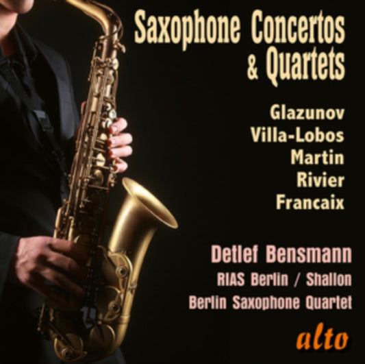 Various Artists CD - Saxophone Concertos & Quartets