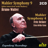 Gustav Mahler / Bruno Walter CD - Gustav Mahler - Symphony No. 9 / Symphony No. 4