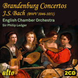 English Chamber Orchestra / Sir Philip Ledger CD - J.S. Bach: Brandenburg Concertos Bwv 1046-51