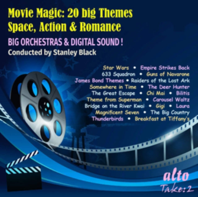 London Symphony & Stanley Black Orchestra CD - Movie Magic: 20 Big Themes Space Action & Romance