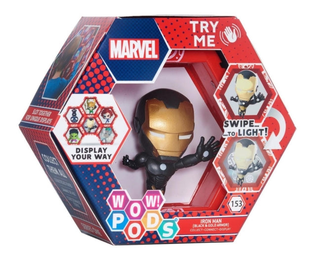Marvel Figurine - Wow! Pod - Marvel - Iron Man (Black & Gold Armour) Wo