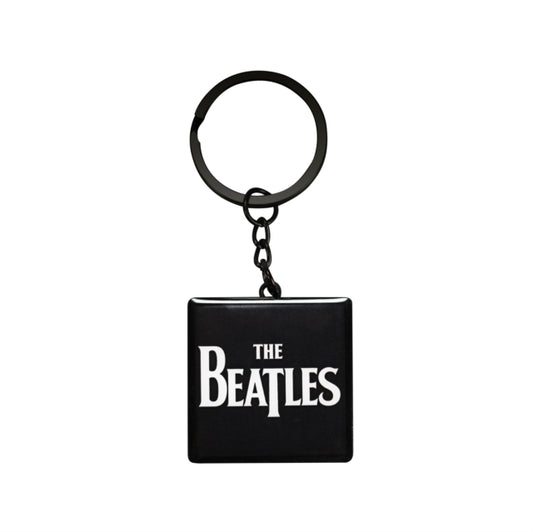 Beatles Keyring Metal - Keyring Metal - The Beatles - Logo (Black)
