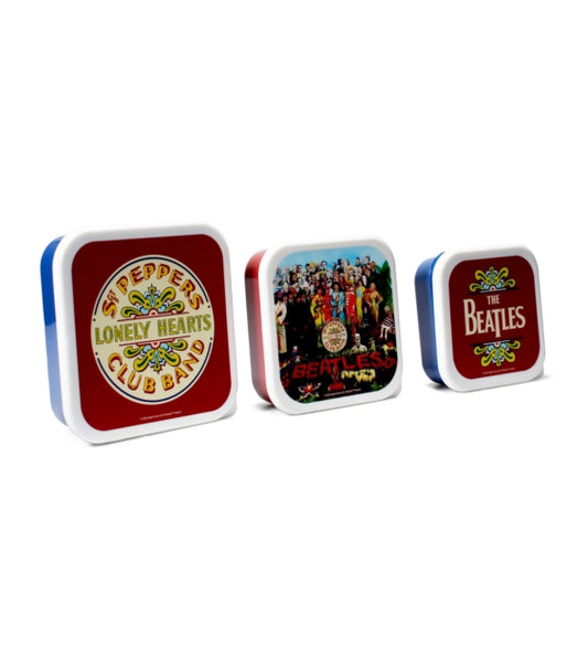 The Beatles Lunch Box - Snack Boxes Set of 3 - (Sgt. Pepper)