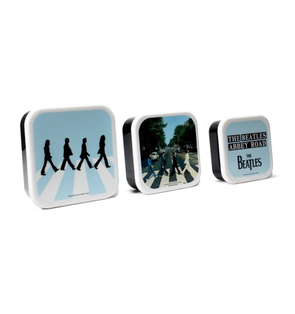 The Beatles Lunch Box - Snack Boxes Set of 3 - (Abbey Road)