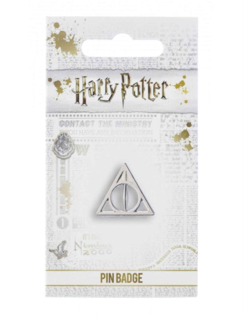 Harry Potter Badge Pin Metal - Deathly Hallows Pin Badge