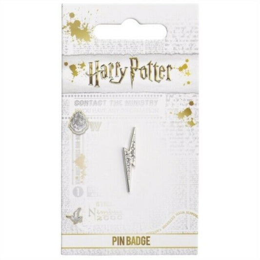 Harry Potter Badge Pin Metal - Lightning Bolt Pin Badge With Crystals