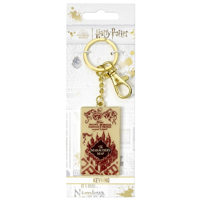 Harry Potter Keyring - Harry Potter Marauders Map Keyring
