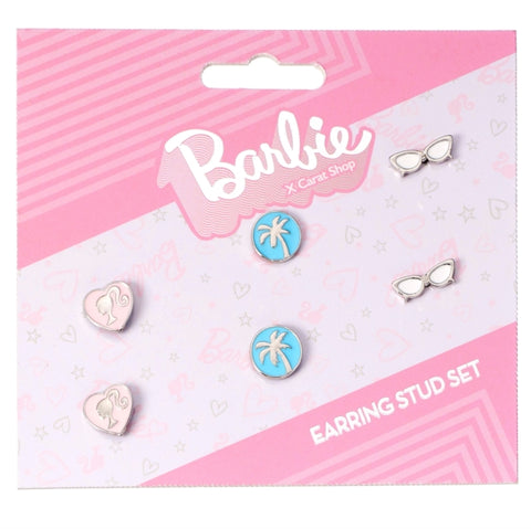 Barbie Earrings - Barbie Set Of 3 Earring Studs