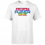 Ready Player One T Shirt - Rainbow Logo T-Shirt - White - S