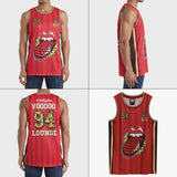 Rolling Stones Amplified Basketball Jersey - Voodoo Lounge