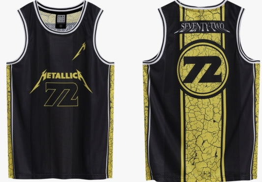 Metallica Amplified Basketball Jersey - Seventy Two