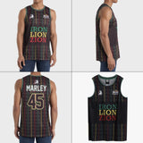 Bob Marley Amplified Basketball Jersey - Iron Lion Zion