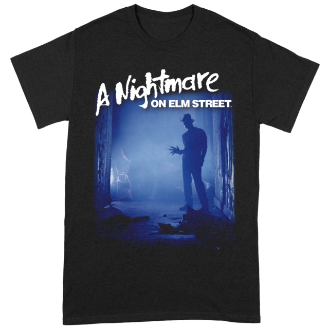 Nightmare On Elm Street T Shirt - Freddy Is Waiting X-Large Black T-Shirt